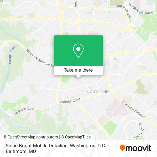 Shine Bright Mobile Detailing map