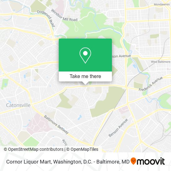 Cornor Liquor Mart map