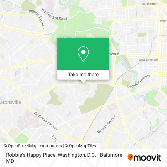 Robbie's Happy Place map