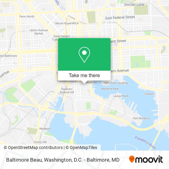 Mapa de Baltimore Beau