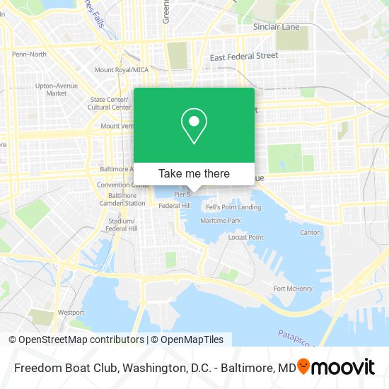 Freedom Boat Club map