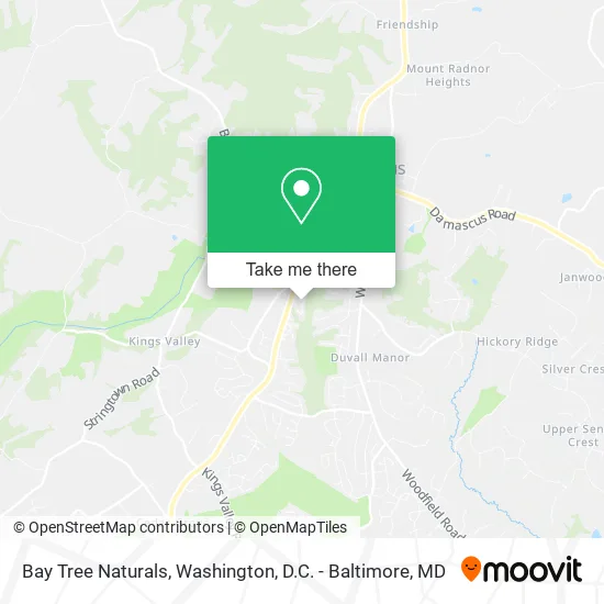 Bay Tree Naturals map