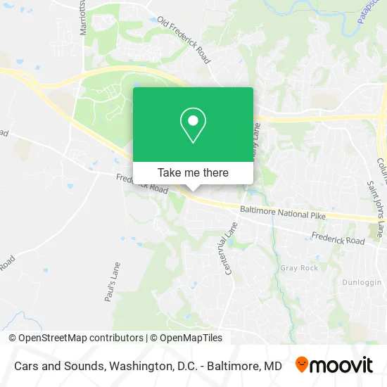 Cars and Sounds map