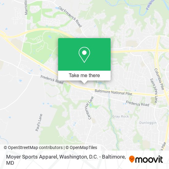 Moyer Sports Apparel map