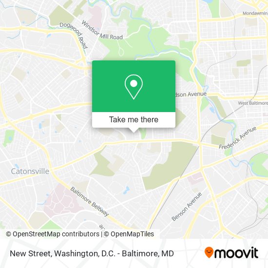 New Street map
