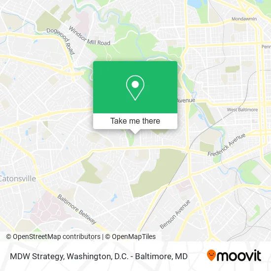 MDW Strategy map