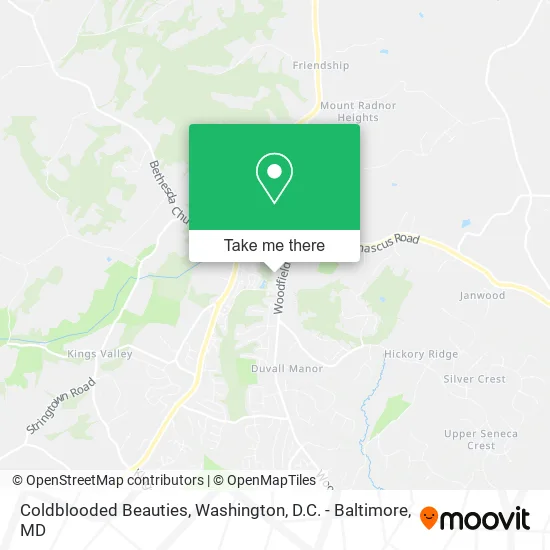 Coldblooded Beauties map