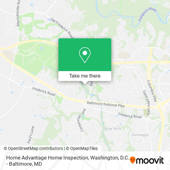 Mapa de Home Advantage Home Inspection