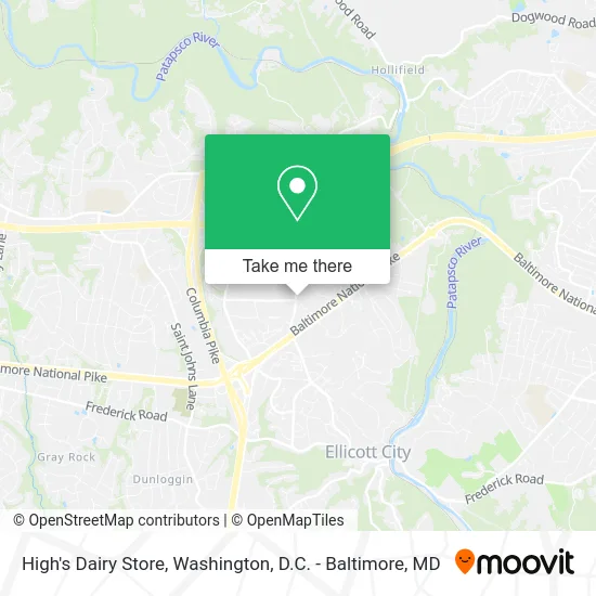 High's Dairy Store map