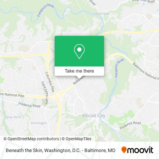 Mapa de Beneath the Skin