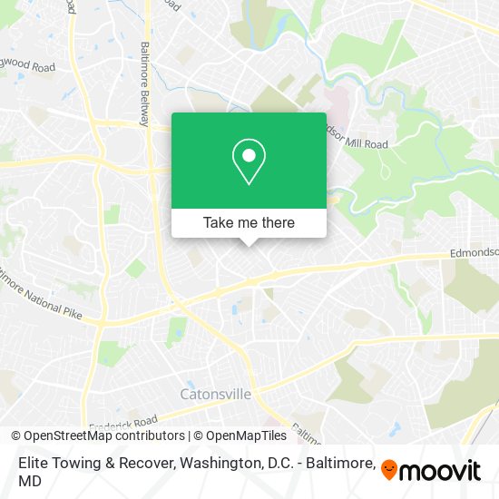 Elite Towing & Recover map