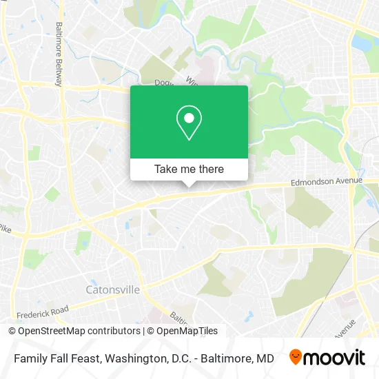 Family Fall Feast map