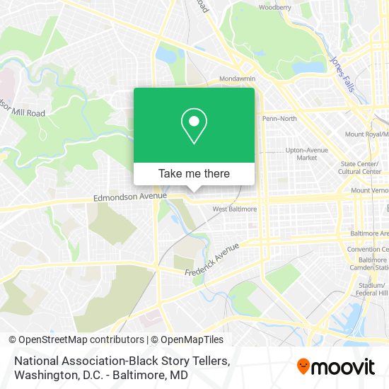 Mapa de National Association-Black Story Tellers