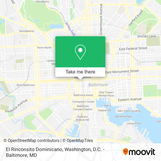 El Rinconsito Dominicano map