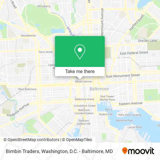 Bimbin Traders map