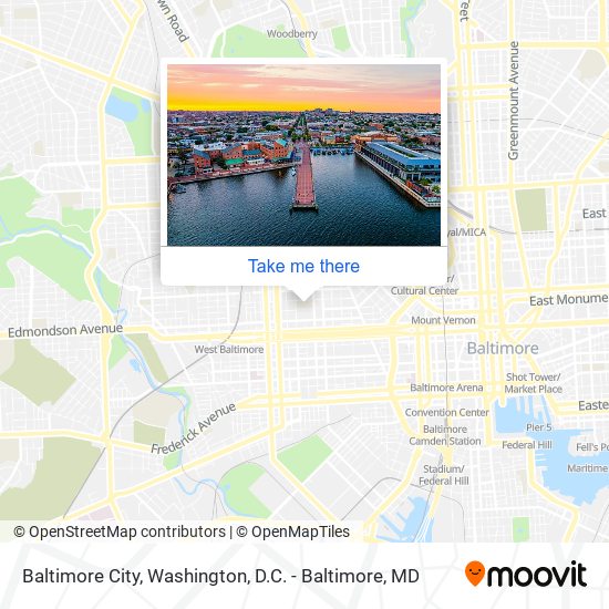 Mapa de Baltimore City