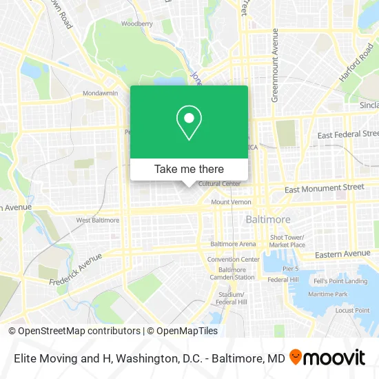 Mapa de Elite Moving and H