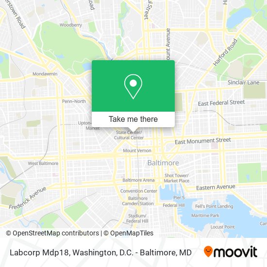 Labcorp Mdp18 map