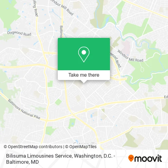 Bilisuma Limousines Service map