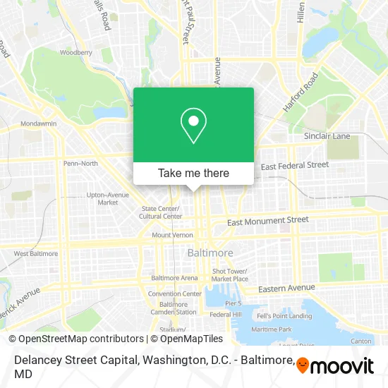 Mapa de Delancey Street Capital