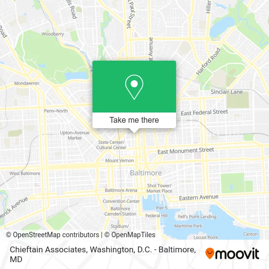 Chieftain Associates map