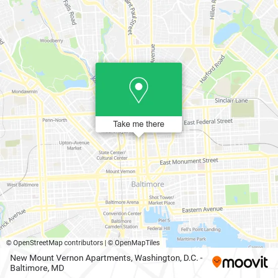 Mapa de New Mount Vernon Apartments