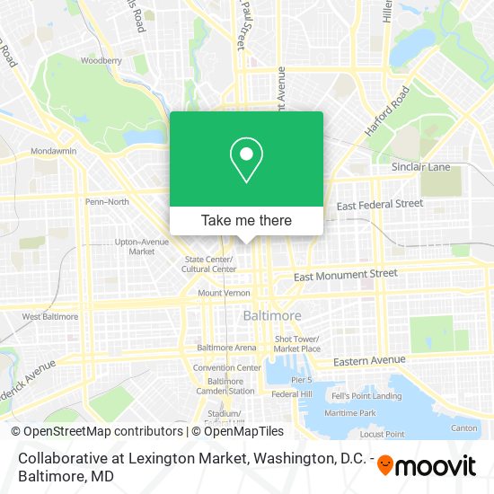 Collaborative at Lexington Market map