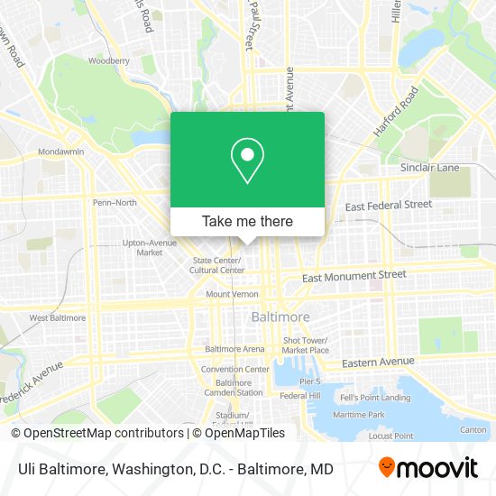 Uli Baltimore map