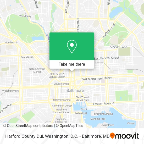 Harford County Dui map
