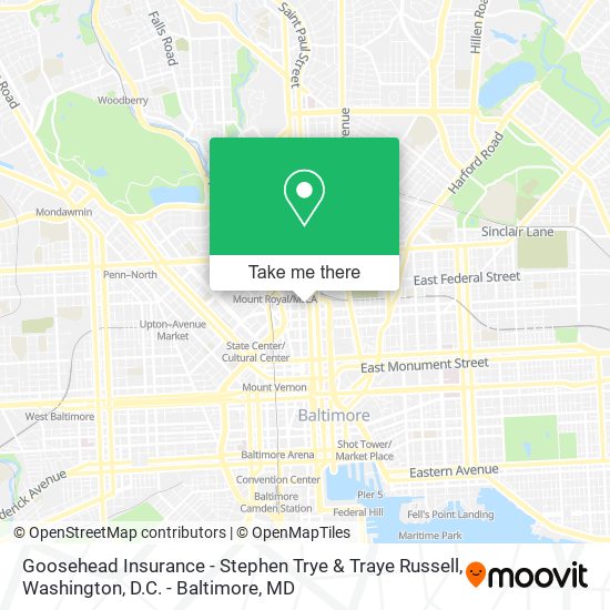 Goosehead Insurance - Stephen Trye & Traye Russell map