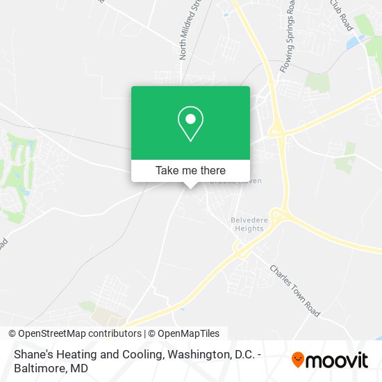 Shane's Heating and Cooling map