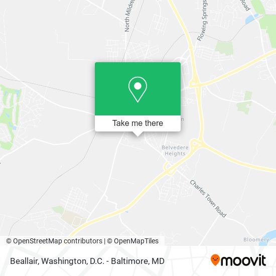 Beallair map