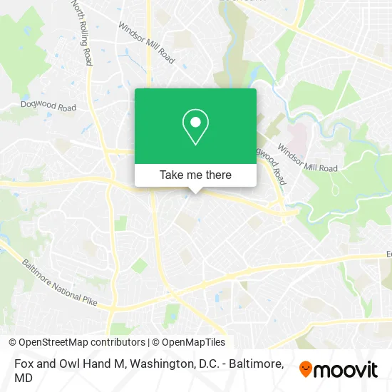 Fox and Owl Hand M map