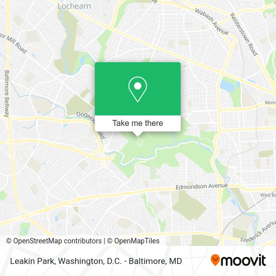 Leakin Park map