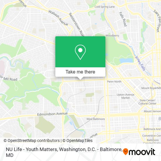 Mapa de NU Life - Youth Matters