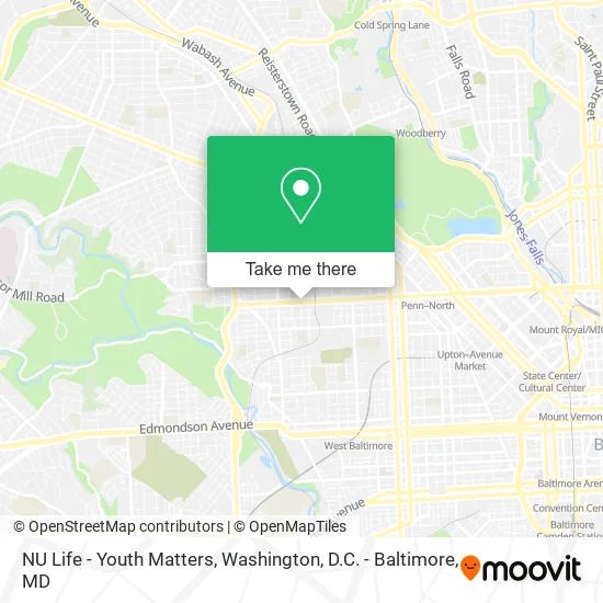 Mapa de NU Life - Youth Matters