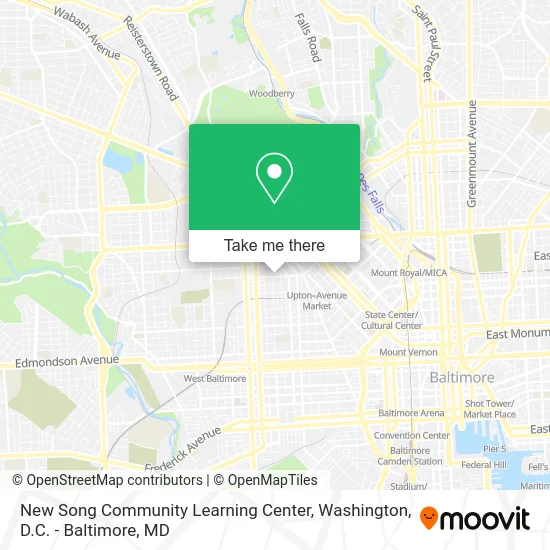New Song Community Learning Center map