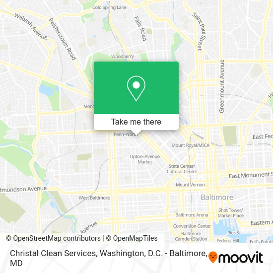 Christal Clean Services map