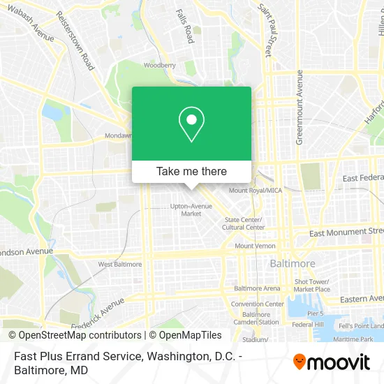 Fast Plus Errand Service map