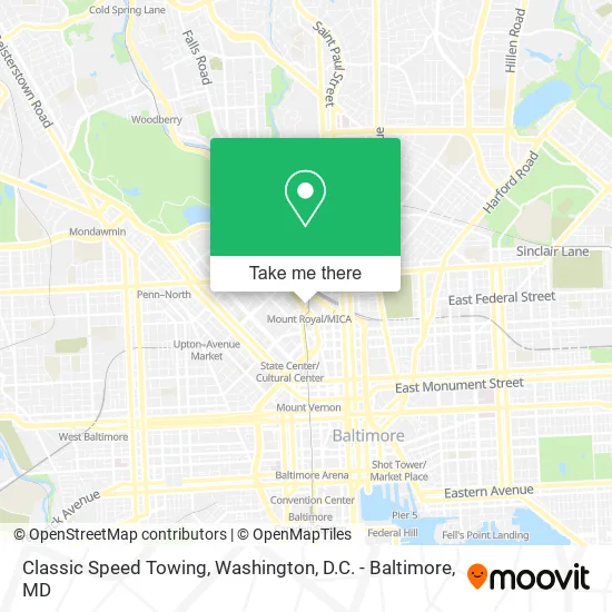 Classic Speed Towing map