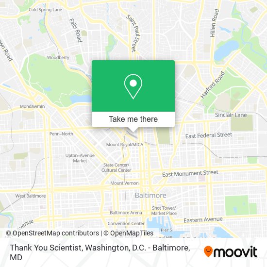 Thank You Scientist map