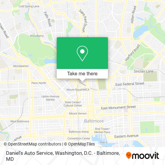 Mapa de Daniel's Auto Service