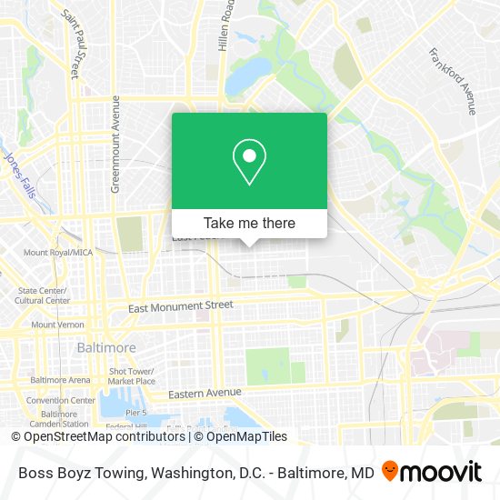 Mapa de Boss Boyz Towing