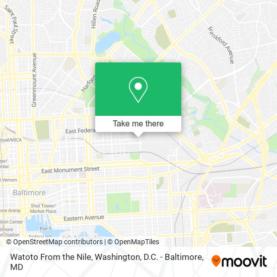 Watoto From the Nile map
