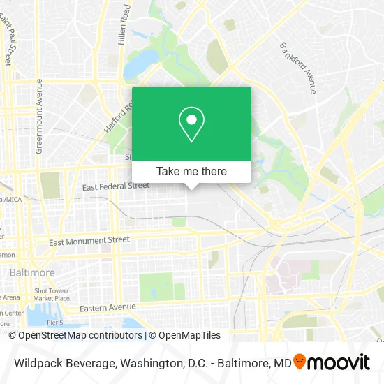 Wildpack Beverage map