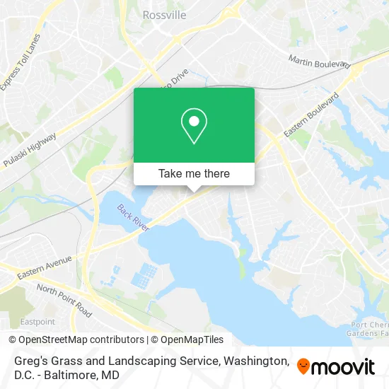 Mapa de Greg's Grass and Landscaping Service