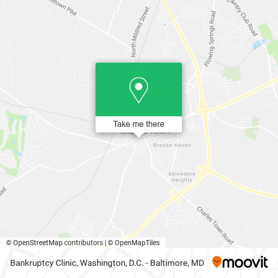 Bankruptcy Clinic map