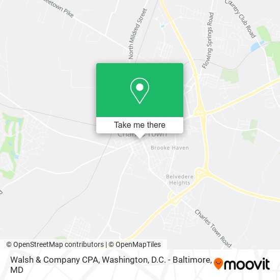 Walsh & Company CPA map