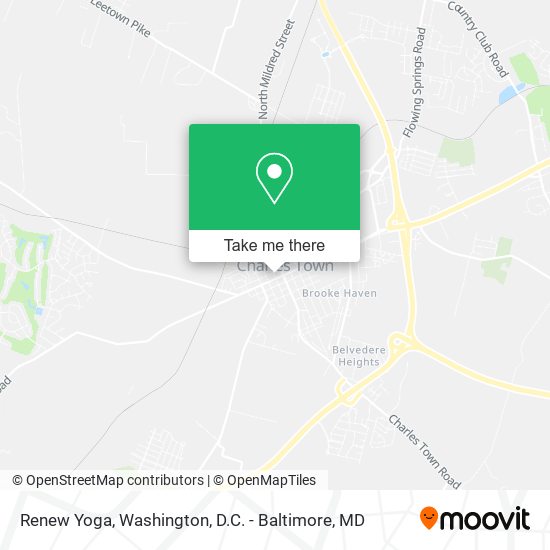 Renew Yoga map