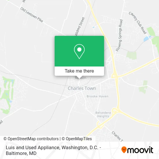 Luis and Used Appliance map